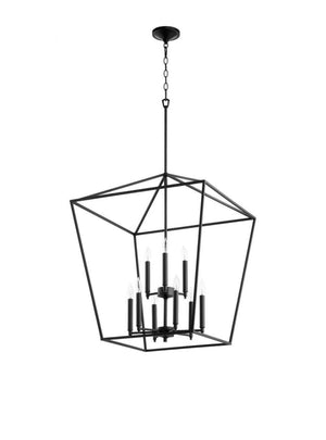 FREE SHIPPING - Large Entryway Chandelier 9 Light Black