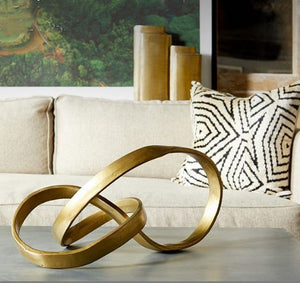 Modern-Sculpture-Bronze-metal-Home-decor