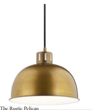 Modern Brass Metal Pendant Light