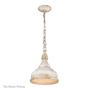 FREE SHIPPING ~ Modern Farmhouse Chandelier Rustic Antique Ivory