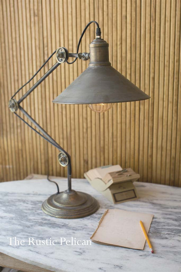  Modern Farmhouse Rustic Desk Lamp