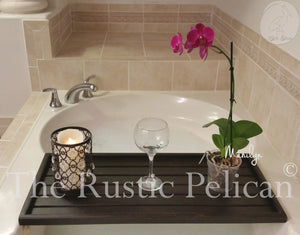  Modern Rustic Wooden Bath Tray