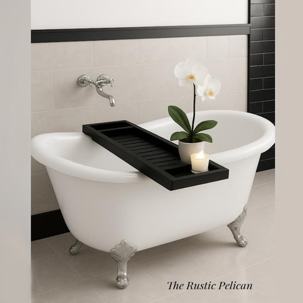 Sale-Modern Rustic Home Decor-Bath Tray-Shower Caddy - The Rustic Pelican