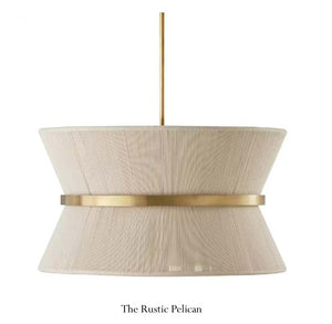 Modern Bohemian Handwoven Antique Brass Chandelier