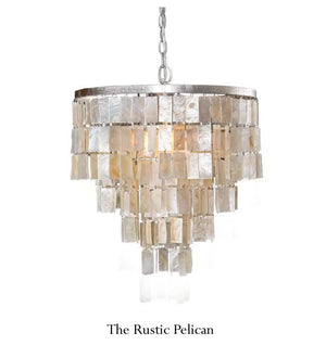 Modern Glass Chandelier-Modern Farmhouse