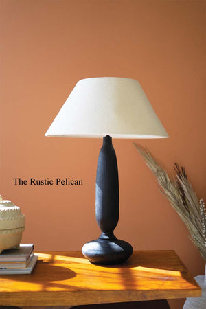  Modern Farmhouse Black Wood Table Lamp