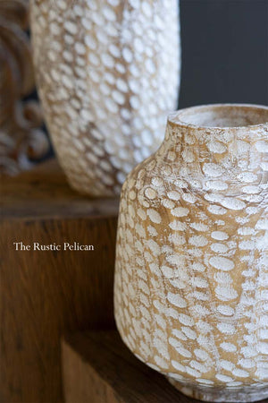   Modern Hand Sculpted Pottery Clay Vase