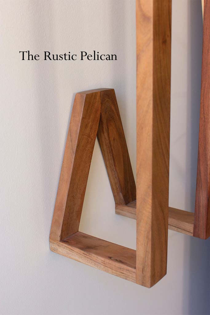 Towel Rack-Bath-Bathroom Decor-Wooden Towel Rack-Modern Bathroom Decor ...