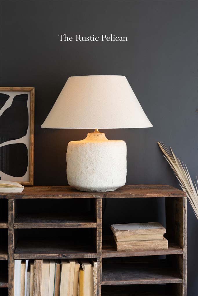 Modern Farmhouse Table Lamp-Rustic Home Decor-Free Shipping The