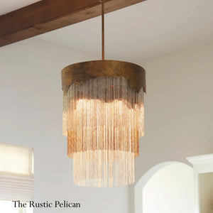 FREE SHIPPING - Large Modern Bohemian  Chandelier