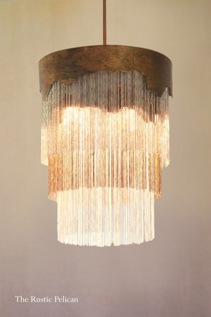 Large Modern Bohemian  Chandelier