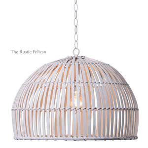 FREE SHIPPING - Modern Bohemian Rattan Chandelier