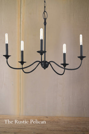 Large Modern Rustic Chandelier 