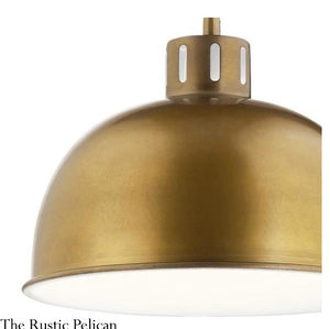 Modern Brass Metal Pendant Light