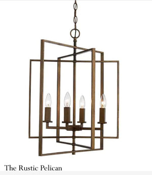 FREE SHIPPING - Modern Farmhouse Chandelier