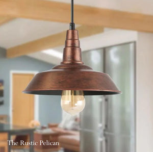 Modern Rustic Industrial Bronze Chandelier