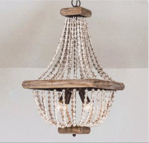 FREE SHIPPING - Large Modern Bohemian Beaded Chandelier