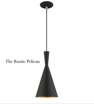 Modern Farmhouse Black Pendant Light