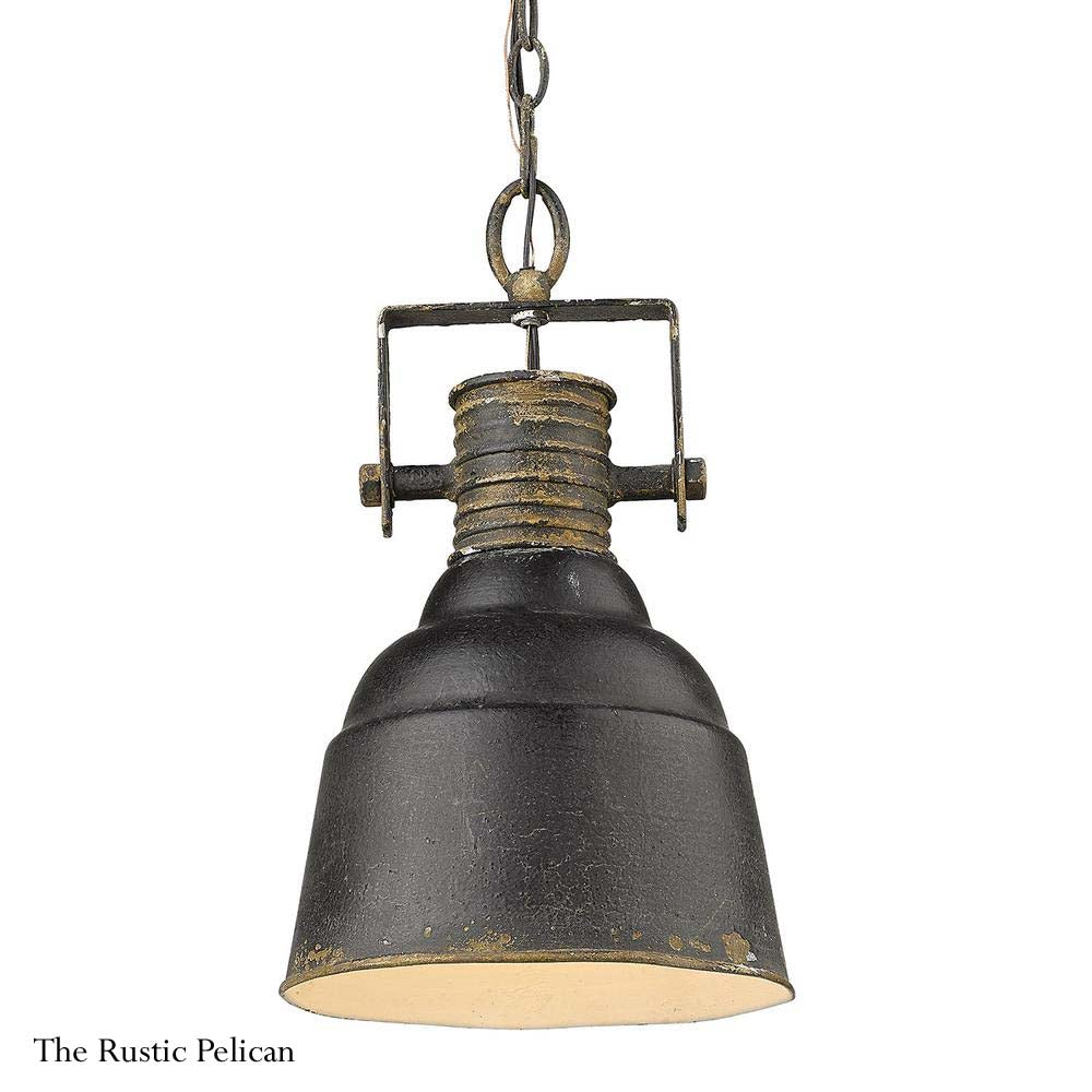 FREE SHIPPING ~ Modern Farmhouse Chandelier Rustic Black Iron Finish