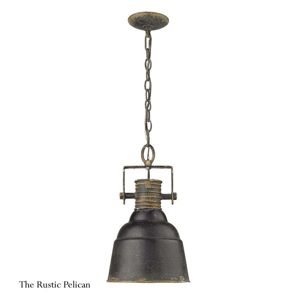 FREE SHIPPING ~ Modern Farmhouse Chandelier Rustic Black Iron Finish