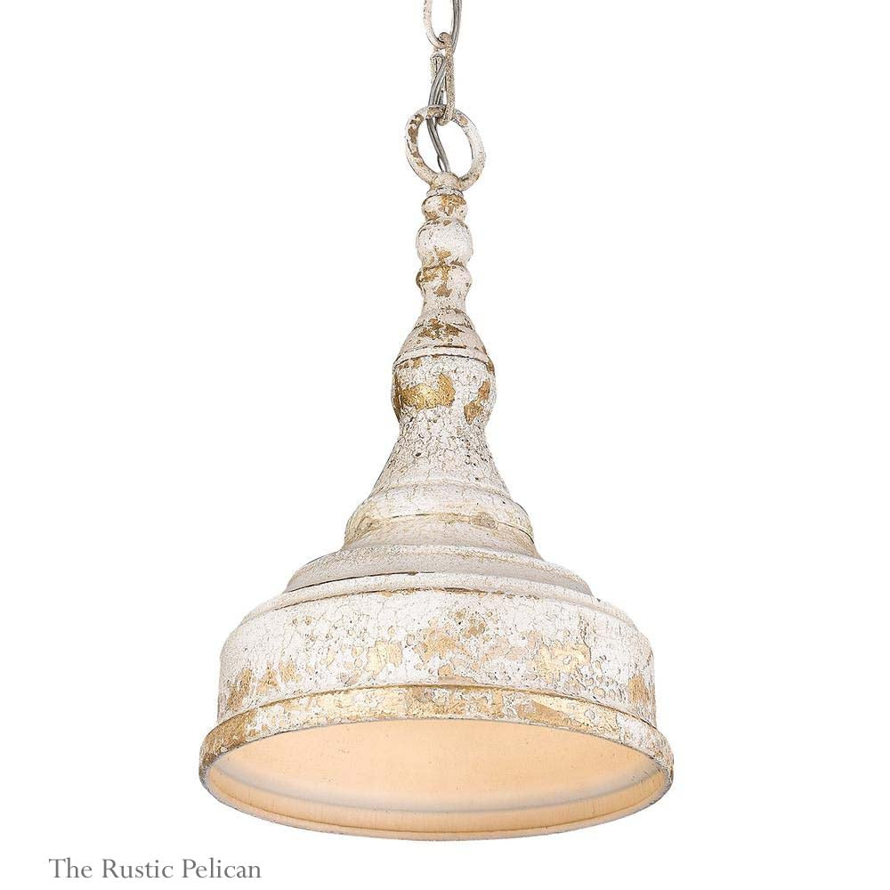 FREE SHIPPING ~ Modern Farmhouse Chandelier Rustic Antique Ivory