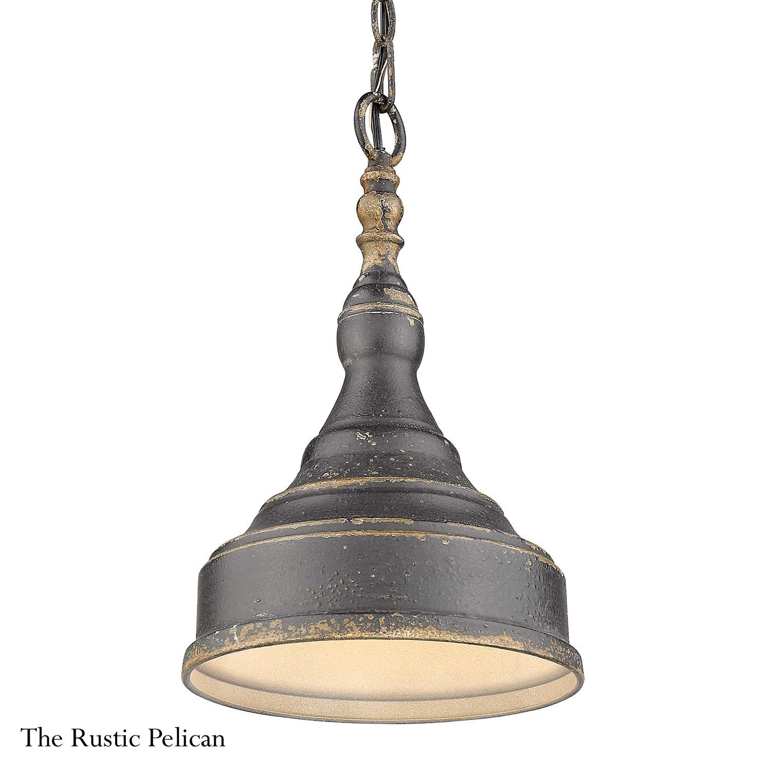 Modern Farmhouse Chandelier Rustic Black Iron