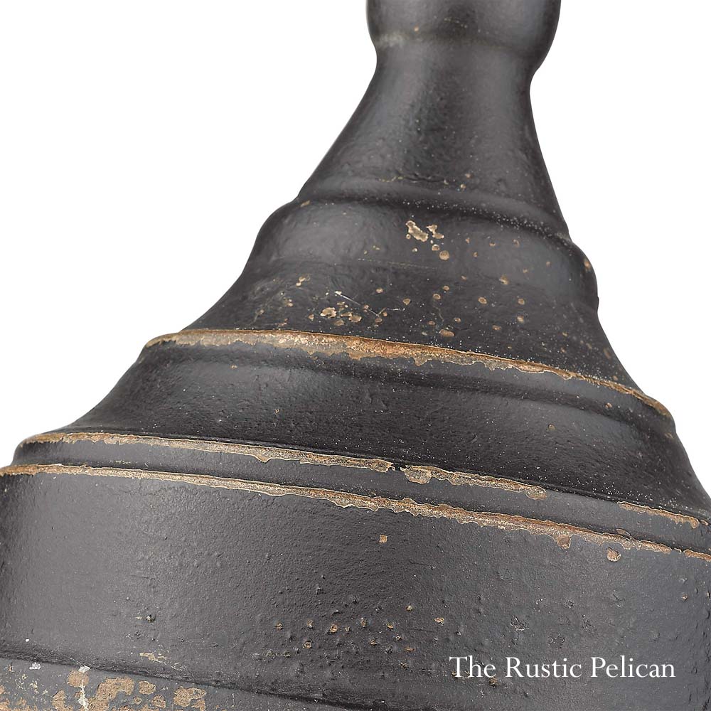 Modern Farmhouse Chandelier Rustic Black Iron