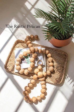 Bead Garland-Large-Bead Garland-HomeDecor-Farmhouse-Rustic-Modern