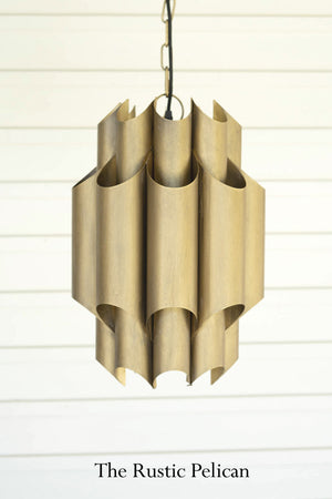 Modern Farmhouse Brass chandelier