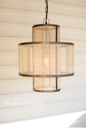 Modern Farmhouse Boho Chandelier