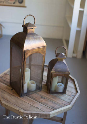Modern Farmhouse antique Bronze Lanterns