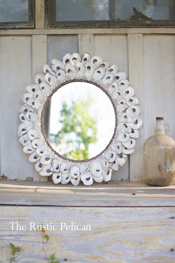 Nautical-Wall Decor-Shell-Mirror