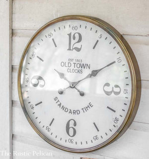 Large farmhouse  wall clock