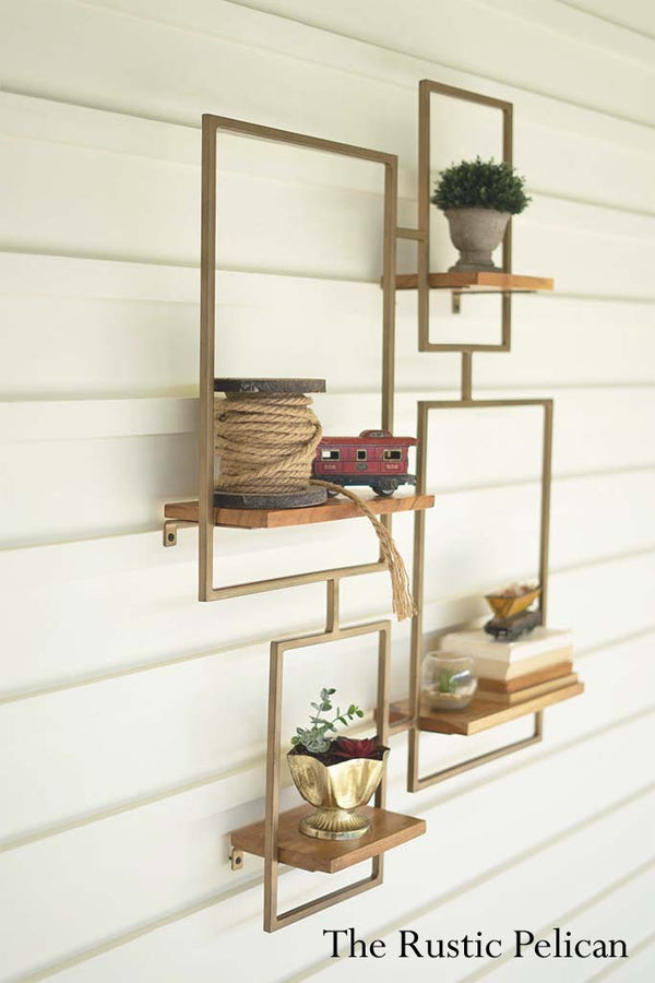 FREE SHIPPING ~ Modern farmhouse storage shelves Set of 4