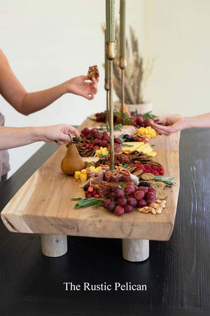 Charcuterie Tray Modern Giant Wood Tray