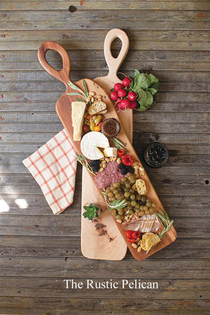 Large Modern Wood Charcuterie Tray