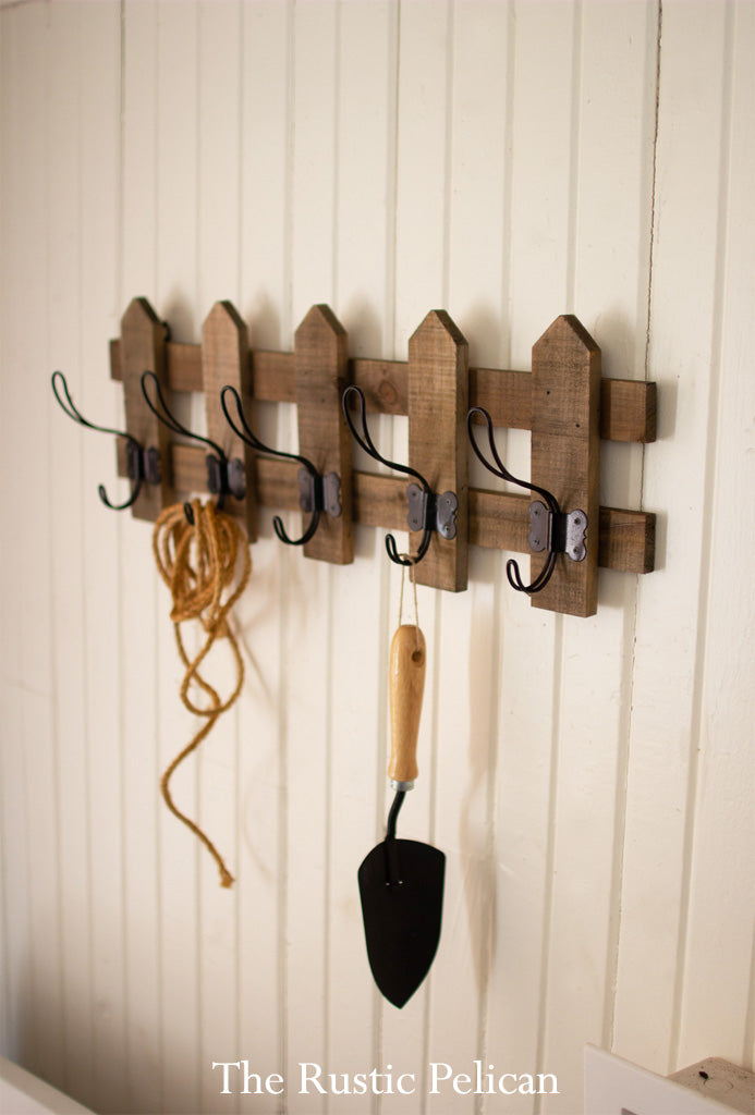 Rustic Wooden Coat Hook Racks Variety Available - Reclaimed World