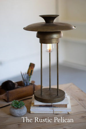 FREE SHIPPING ~Modern Farmhouse Industrial Metal Table Lamp