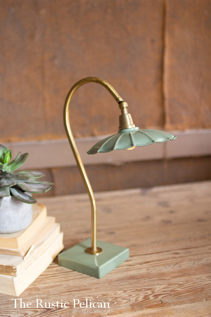 Rustic desk light on sale