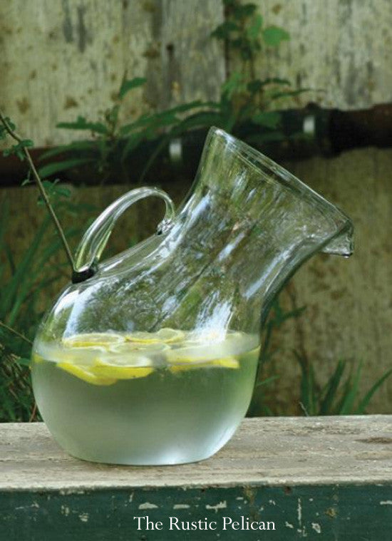 FREE SHIPPING - Wine Decanter, Rustic Tabletop, Glassware, Rustic Table Decor