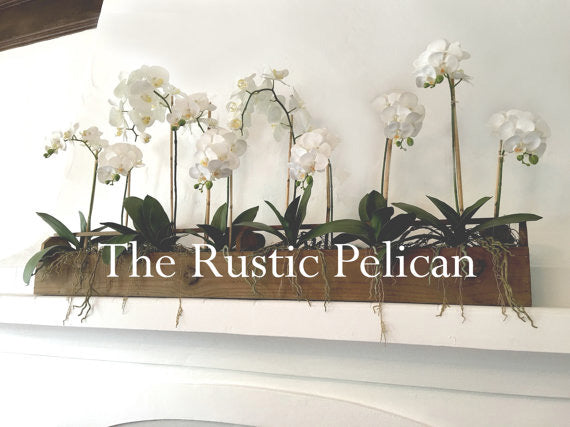 Large Rustic barnwood farmhouse 5 foot centerpiece