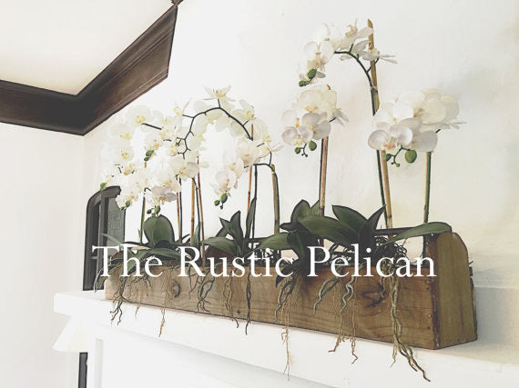 Large Rustic barnwood farmhouse 5 foot centerpiece