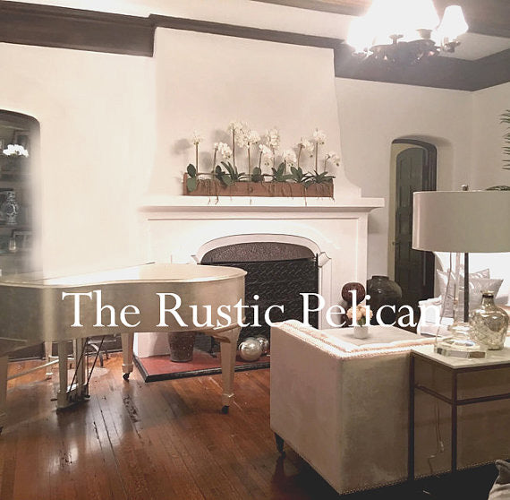 Large Rustic barnwood farmhouse 5 foot centerpiece