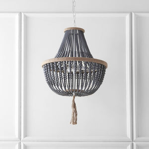 FREE SHIPPING - Modern Farmhouse Bohemian Beaded Chandelier