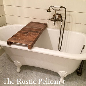 Reclaimed Wood Bath Tray