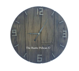 Large Wooden Wall Clock