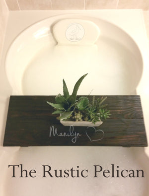 Bath Tray -Rustic Home Decor