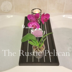  Modern Rustic Wooden Bath Tray