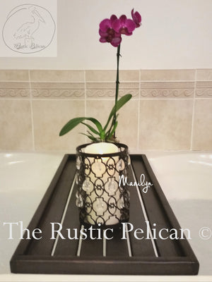  Modern Rustic Wooden Bath Tray