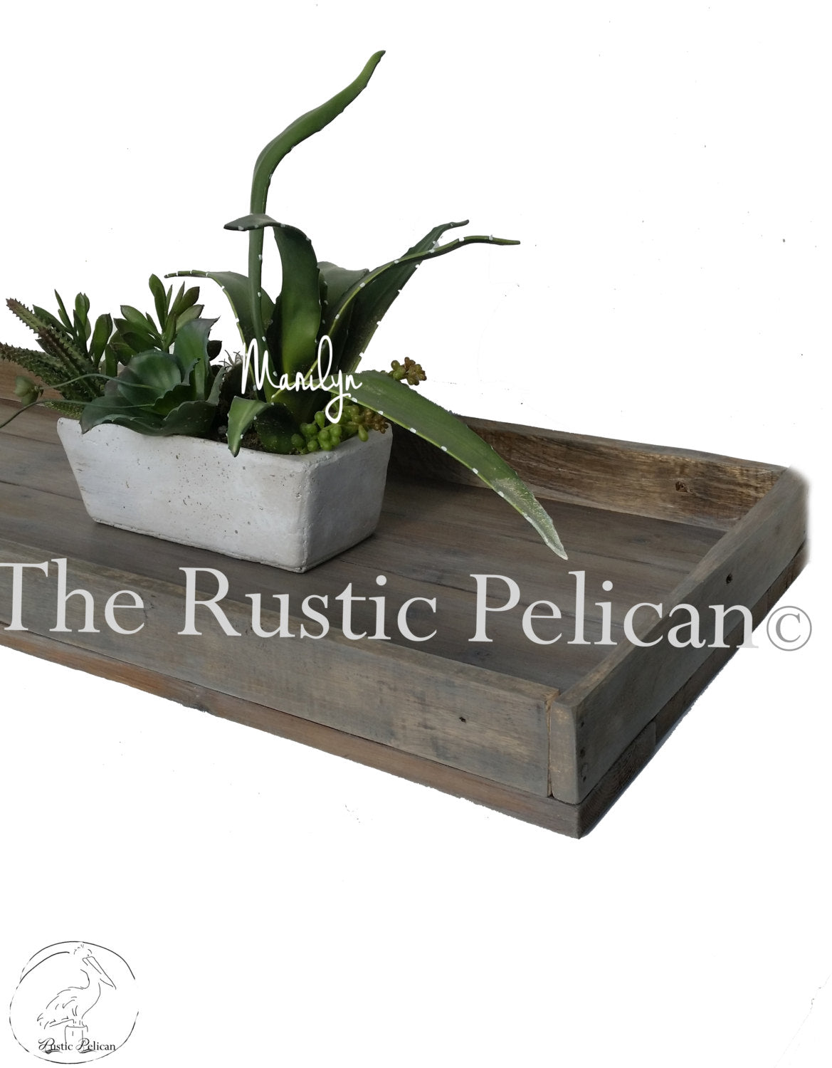 Bath Tray-Shower Caddy - Free Shipping - The Rustic Pelican